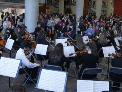 Concierto de estudiantes de conservatorio en la edición de 2012 de Musika-Música.