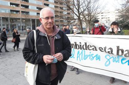 Mikel Antza acude a los juzgados a declarar por el asesinato de Gregorio Ordóñez, en diciembre de 2021.