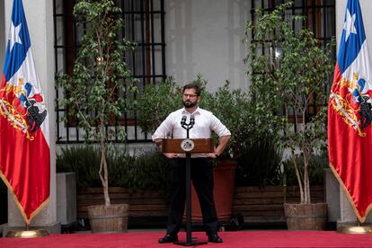 El presidente de Chile, Gabriel Boric