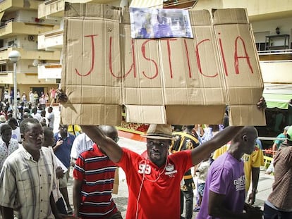 Imatge de la protesta de Salou.