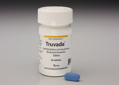 Foto del medicamento Truvada proporcionada por el laboratorio Gilead Sciences.