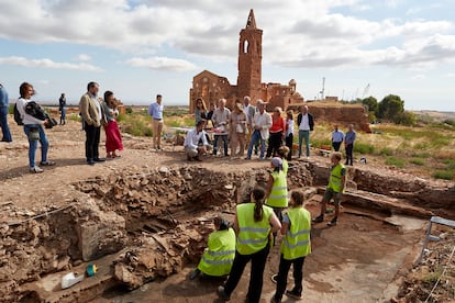 Las excavaciones arqueológicas confirman la existencia de una sinagoga medieval en el Pueblo Viejo de Belchite.