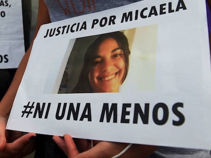 A march on Saturday to protest Micaela’s death.