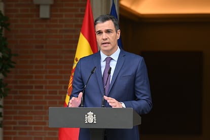 El presidente del Gobierno, Pedro Sánchez, compareció el 29 de mayo de 2023 para convocar elecciones generales. 