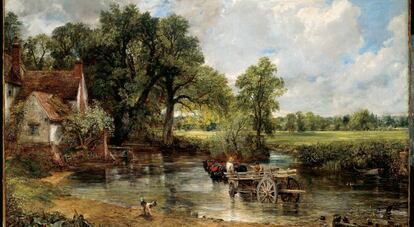 Reproducción de 'La carreta de heno' de Constable