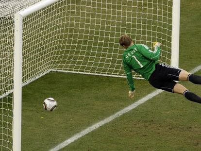 Gol de Lampard a Alemania en el Mundial de 2010