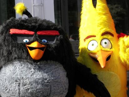 Personajes del juego 'Angry Birds'.