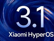 Logo de HyperOS 3.1 con fondo azul