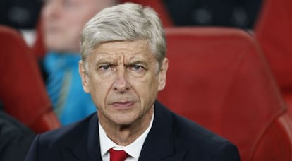 Wenger durante el partido contra el Olypiakos el pasado 29 de septiembre.