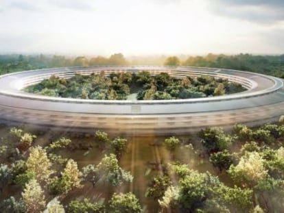 Proyecto de la sede de Apple. 