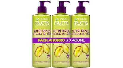 Pack ahorro de crema sin aclarado nutri rizos de Garnier Fructis