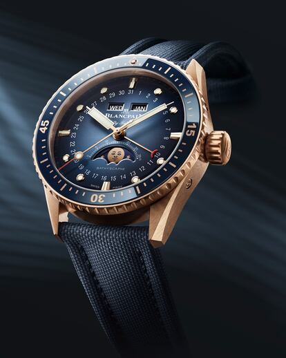 Blancpain Fifty Fathoms Bathyscaphe Quantième Complet.