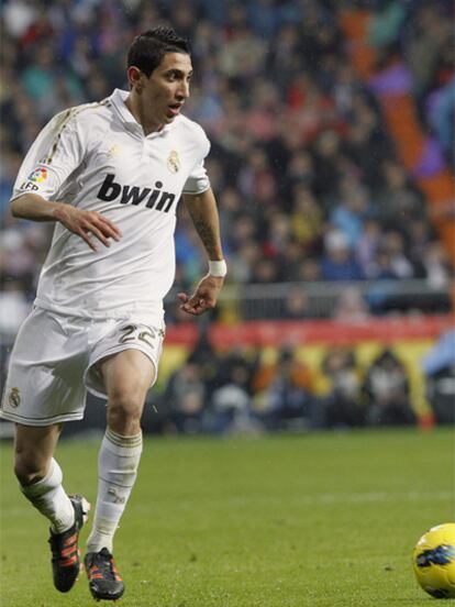 Di María, durante un partido