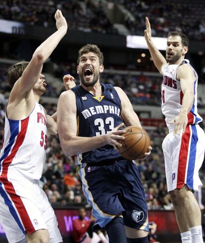 Marc Gasol entra a canasta entre Kravtsov y Calderón