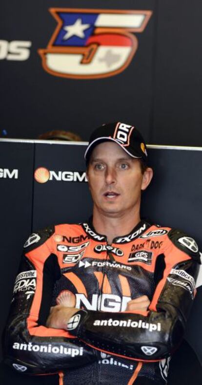 Colin Edwards, en el circuito de Laguna Seca.