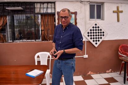 Jorge Glas, en la cárcel de Quito.