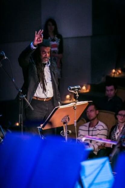 Wadada Leo Smith, durante la actuación.