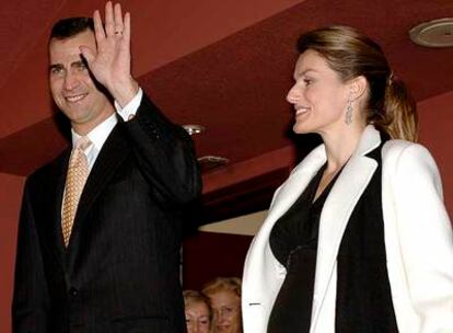 Fotografía del 25 de noviembre de 2006 de los Príncipes de Asturias.