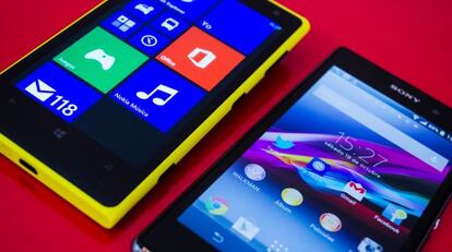 El Lumia 1020 y el Sony Xperia Z1, dos m&oacute;viles cuyas c&aacute;maras despuntaron.