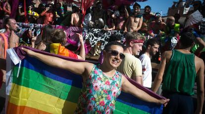 Manifestação do orgulho gay em Barcelona