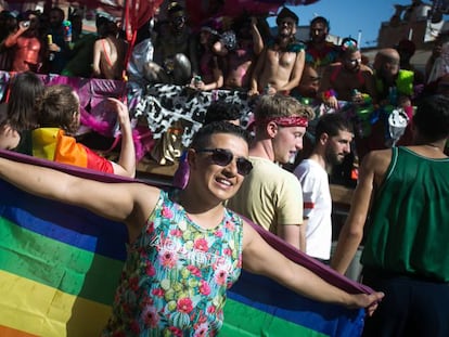 Manifestação do orgulho gay em Barcelona