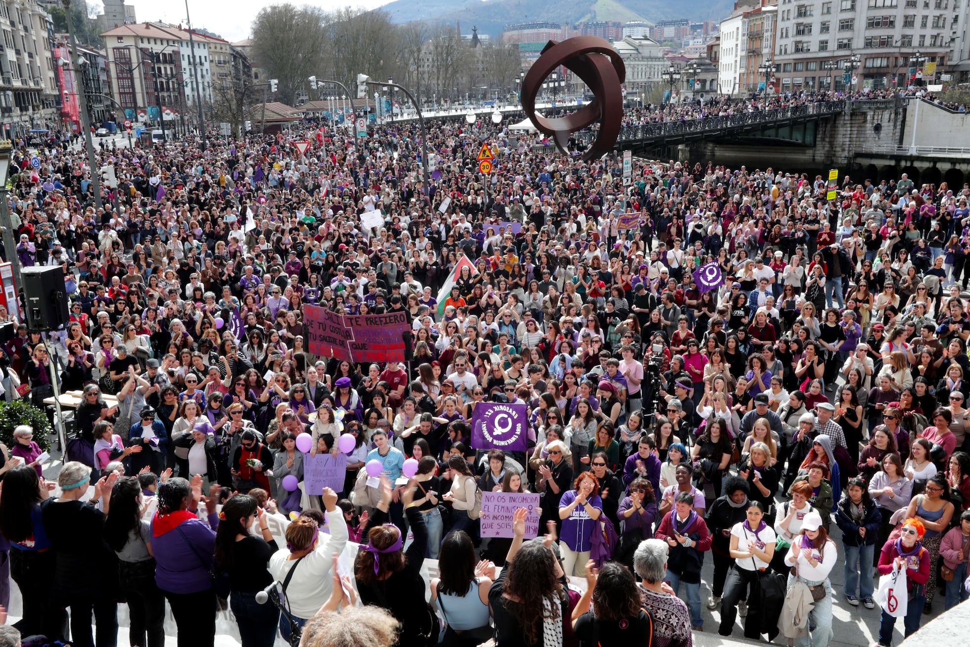 8M en España: las manifestaciones del Día de la Mujer, en imágenes ...