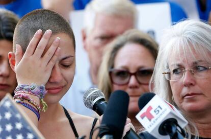 La estudiante de Parkland Emma González.