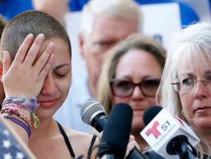 La estudiante de Parkland Emma González.