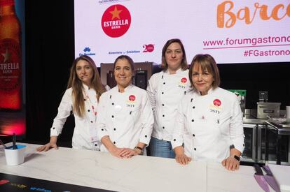 Lucia Freitas, Ada Parellada, María José Martínez y María José San Román.