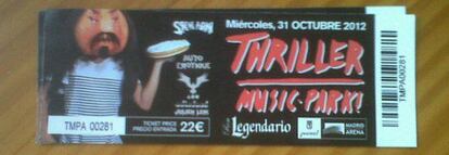 Dos entradas de la fatídica fiesta de Halloween.