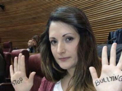 Imagen de la diputada de Compromis Marián Campello, facilitada por una compañera de partido.