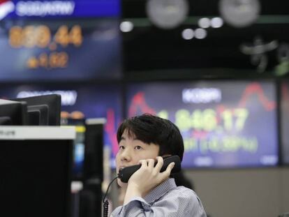 Operador de la Bolsa de Corea.