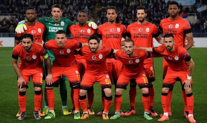 Once inicial del Galatasaray en su último partido europeo.