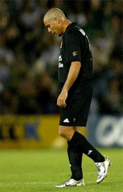 Ronaldo, durante un partido con el Madrid.