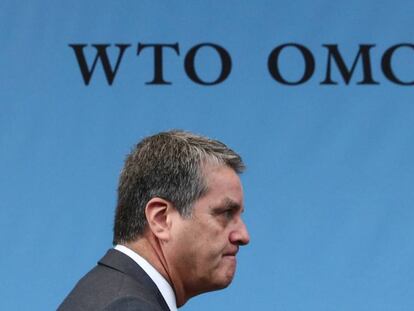 El director general de la OMC, Roberto Azevedo.