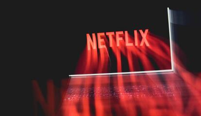 Letras rojas de Netflix