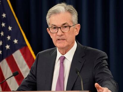 Jerome Powell, presidente de la Fed