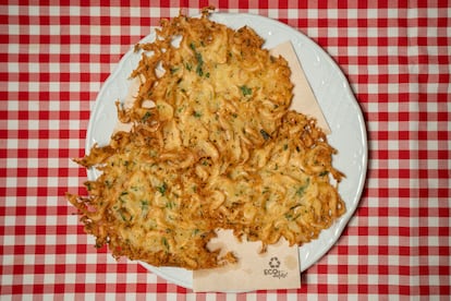 Tortillitas de camarones.