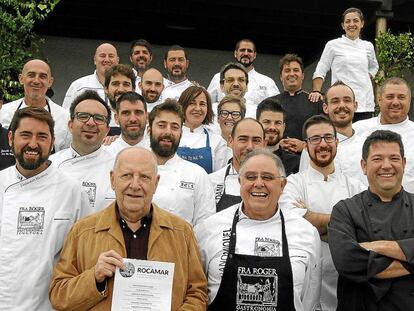 Homenatge de l'Associació Fra Roger a Josep Borràs a Sa Pedrera des Pujol.