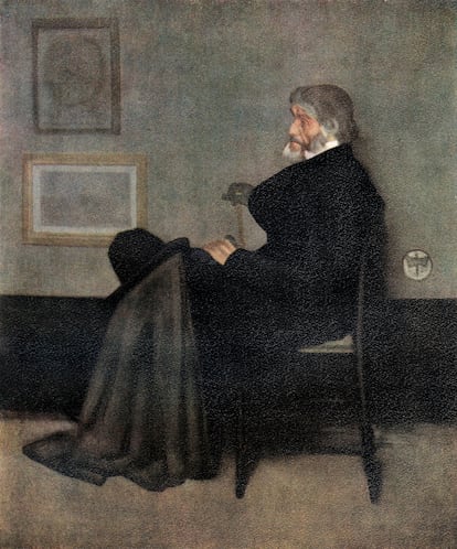 Retrat de l'escriptor Thomas Carlyle, del pintor James McNeill Whistler.