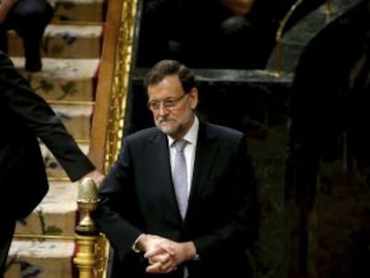 Mariano Rajoy, el pasado febrero en el Congreso.
