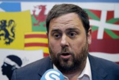 El l&iacute;der de ERC, Oriol Junqueras.