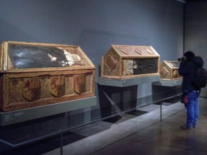 Sepulcros, pinturas y relieves de alabastro son los bienes del Museo de Lleida que reclama Aragón a Cataluña y que por vía del 155 pueden retornar a Huesca