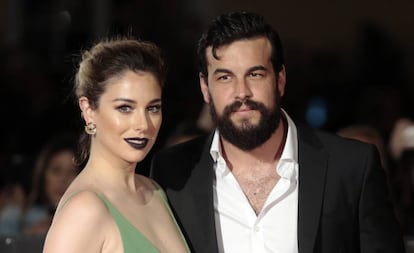 Blanca Suárez y Mario Casas en la inauguración del Festival de Málaga, en marzo de 2017.