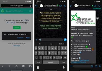 Chatbot antibulos de WhatsApp.