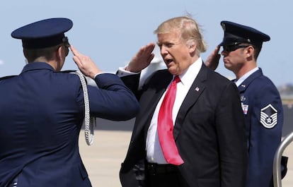 Donald Trump, neste 3 de março, em Orlando.