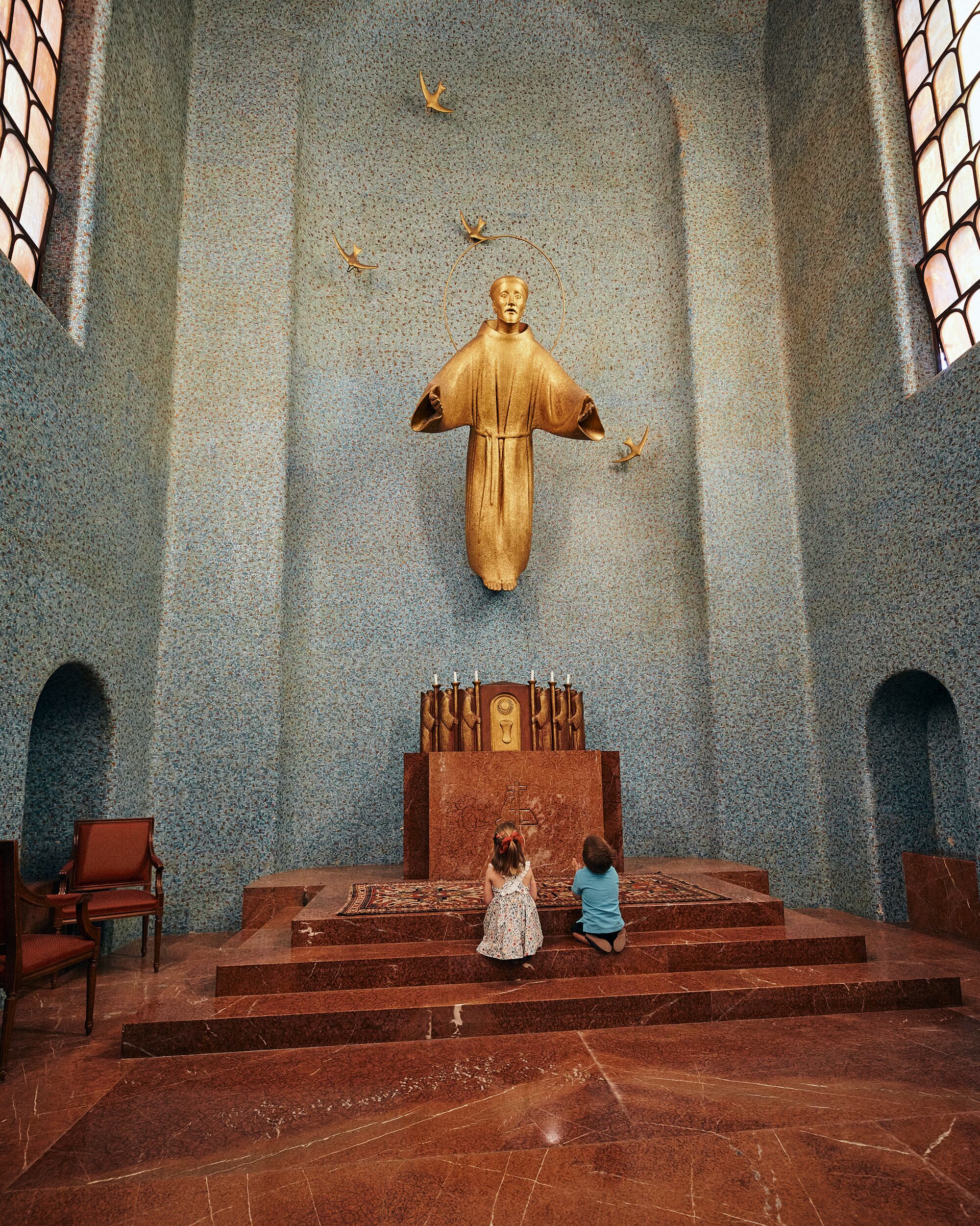 Capilla en la basílica de San Eugenio, en Roma.