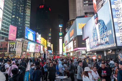 Times Square en Nueva York, durante el fin de semana que se celebraba el Día de los Caídos en Estados Unidos.