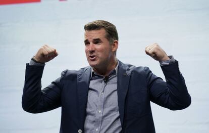 Kevin Plank, fundados de Under Armour, durante una conferencia en Nueva York el pasado mes de julio. 