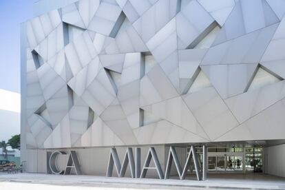 Fachada del Institute of Contemporary Art en Miami.